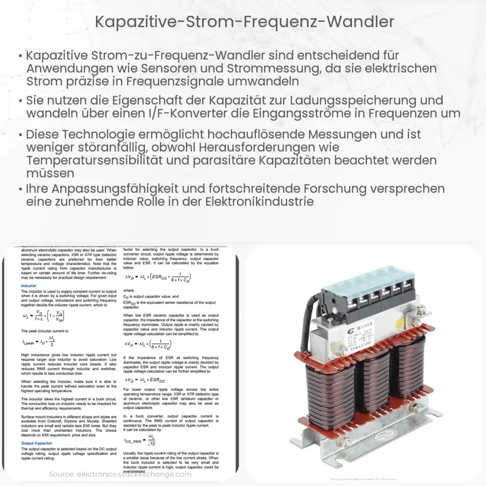 Kapazitive Strom-Frequenz-Wandler