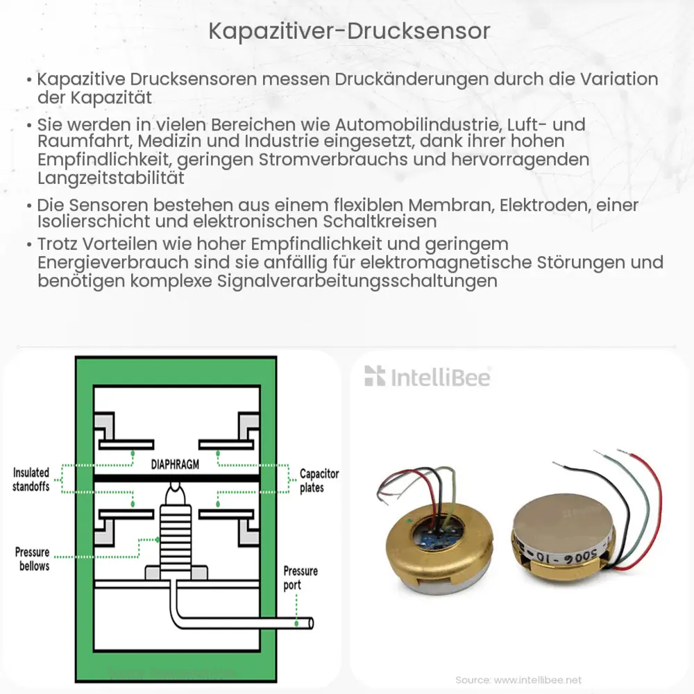 Kapazitiver Drucksensor