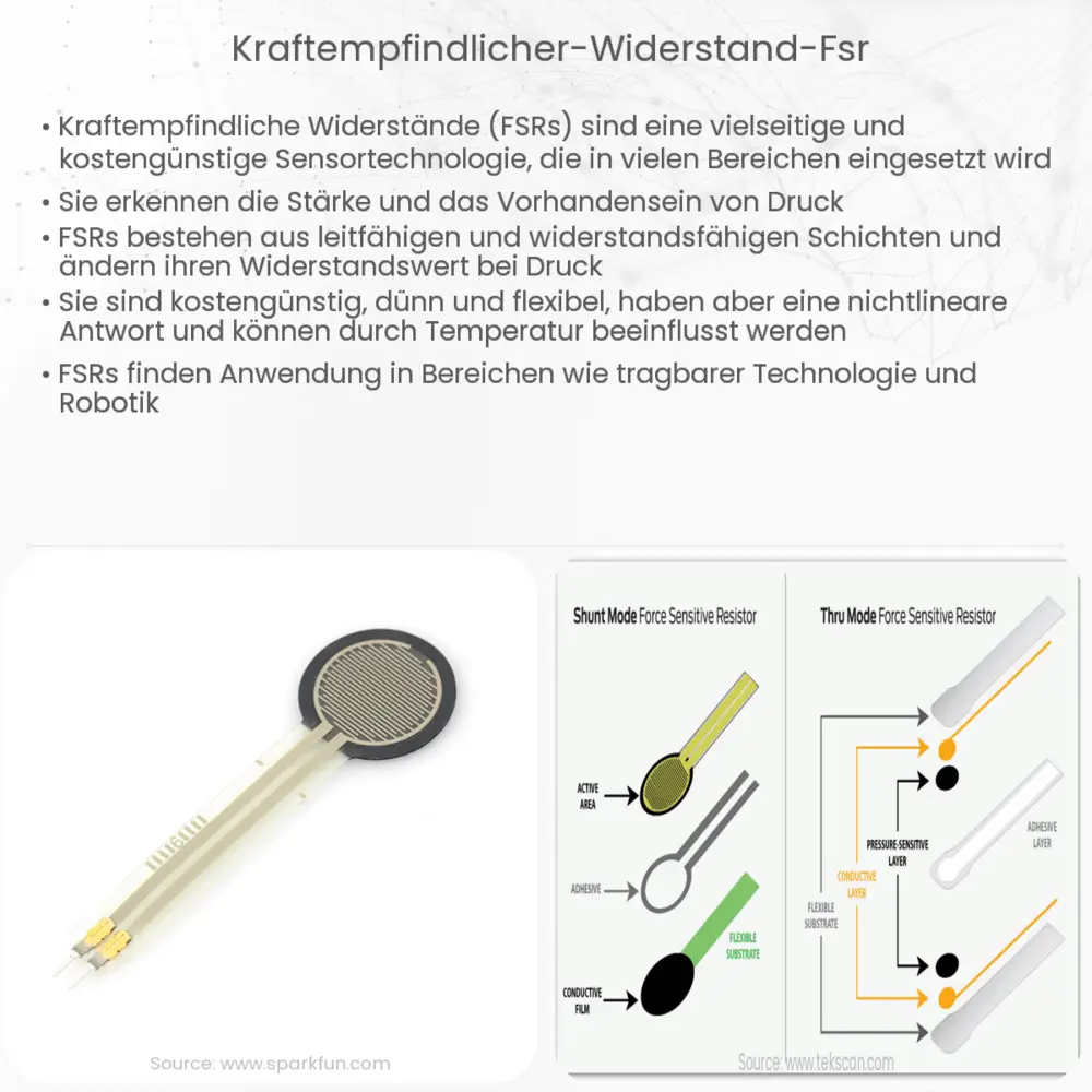 Kraftempfindlicher Widerstand (FSR)