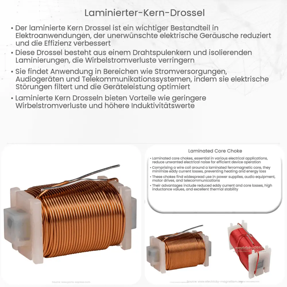 Laminierter Kern-Drossel