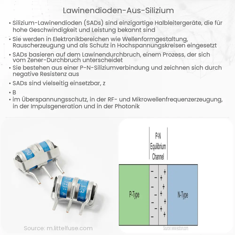 Lawinendioden aus Silizium