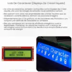 LCDs de Caracteres (Displays de Cristal Líquido)