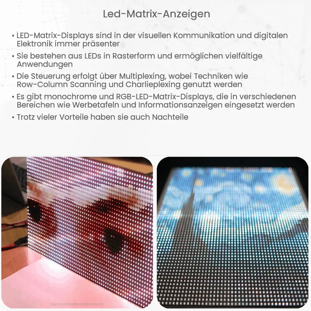LED-Matrix-Anzeigen