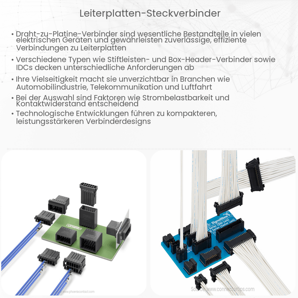 Leiterplatten-Steckverbinder
