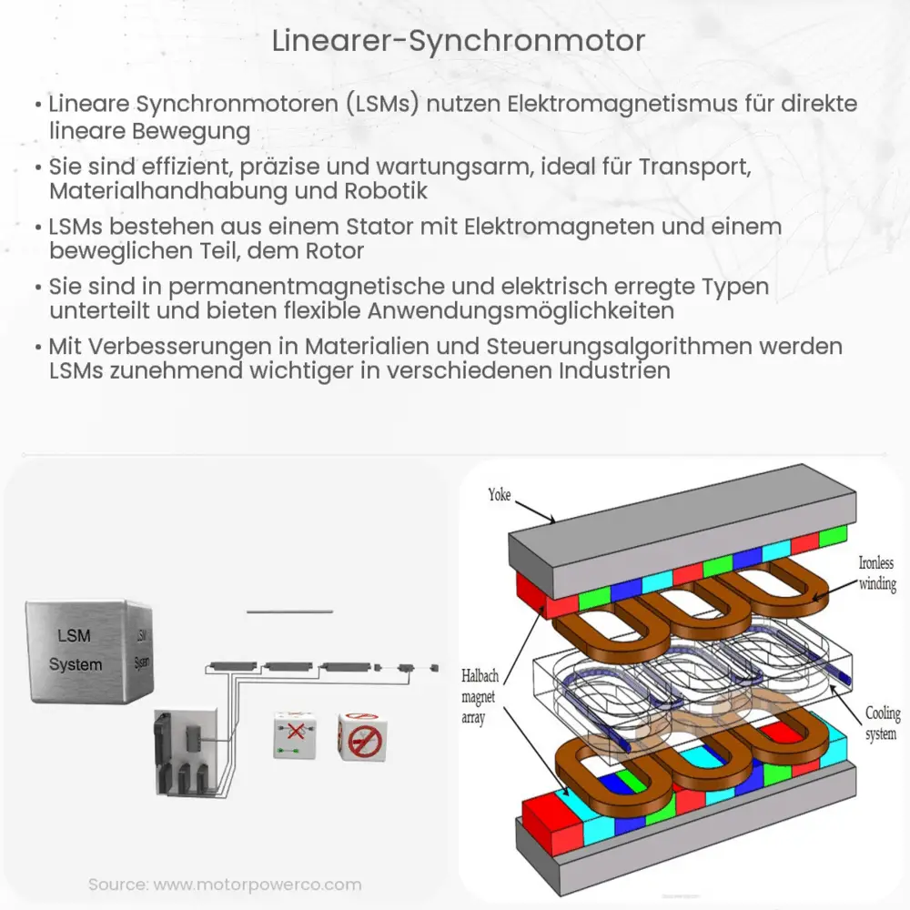 Linearer Synchronmotor