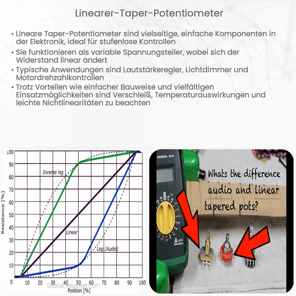 Linearer Taper-Potentiometer