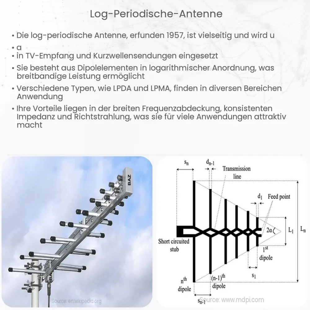Log-periodische Antenne
