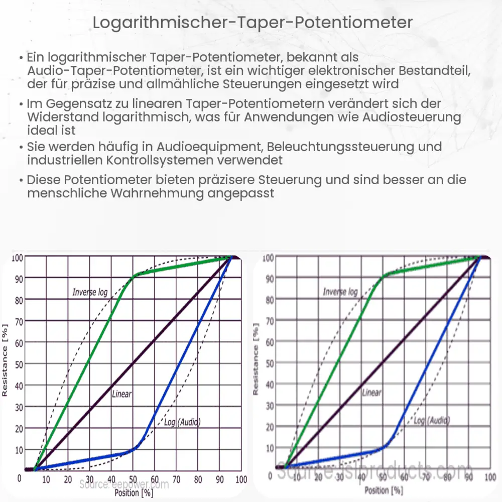 Logarithmischer Taper-Potentiometer