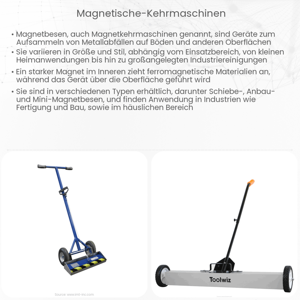 Magnetische Kehrmaschinen