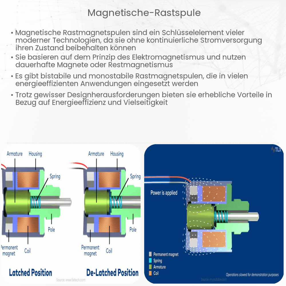 Magnetische Rastspule