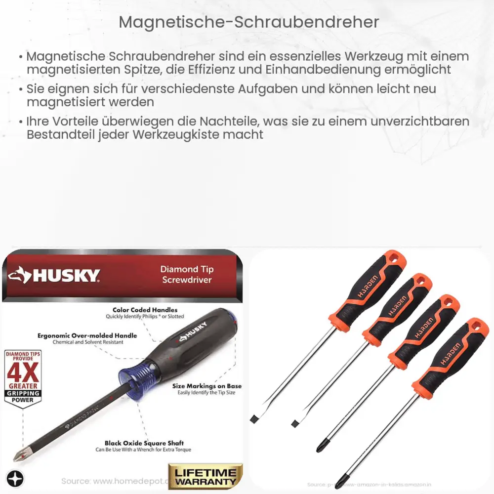 Magnetische Schraubendreher