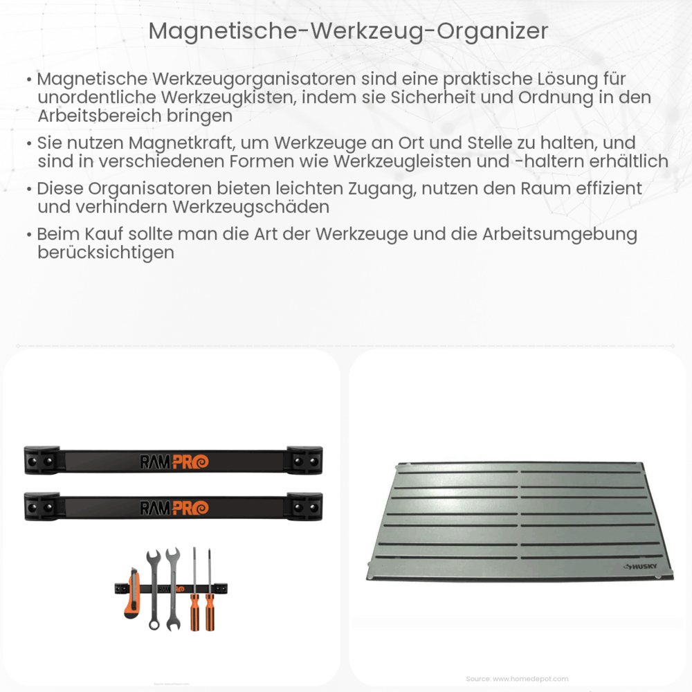 Magnetische Werkzeug-Organizer