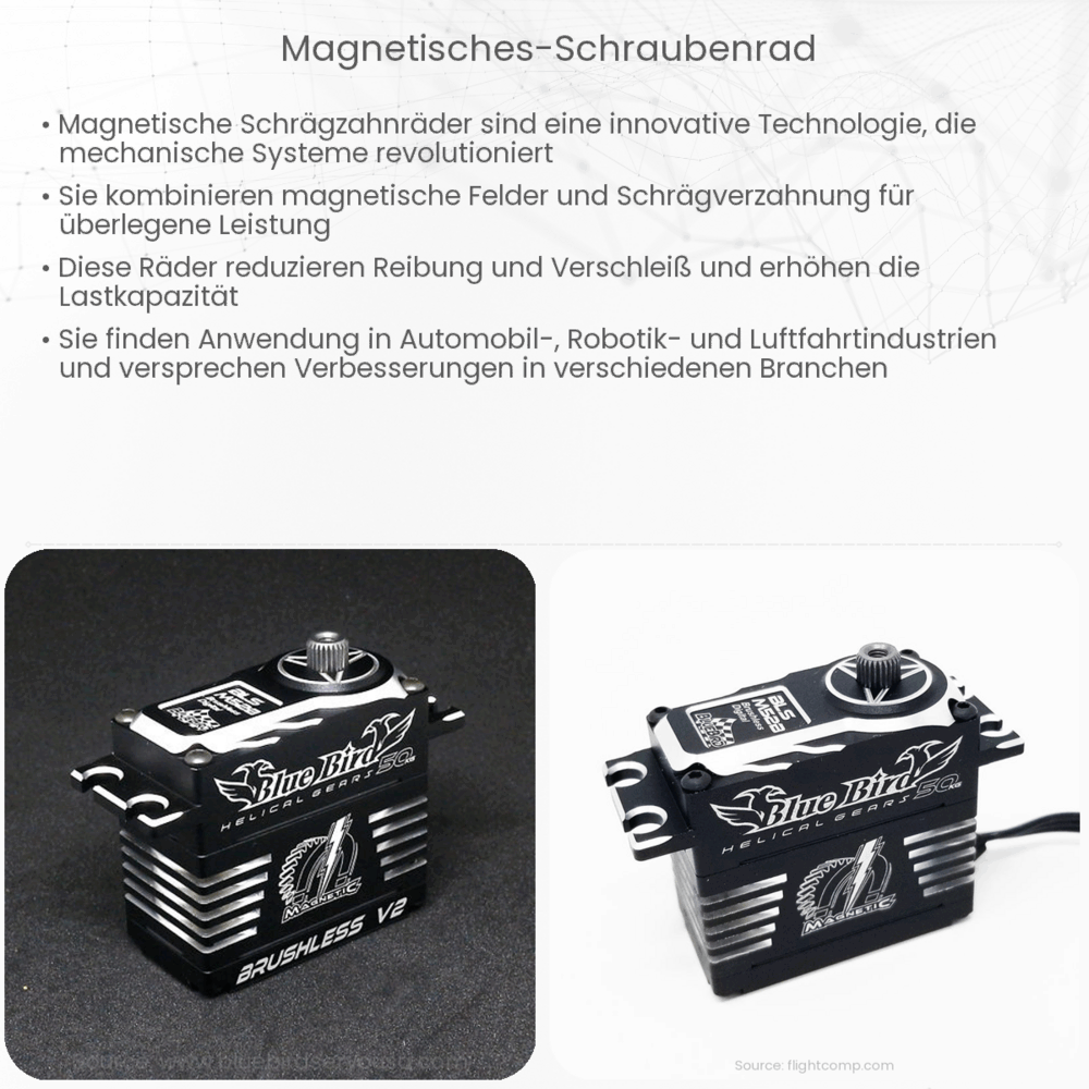 Magnetisches Schraubenrad