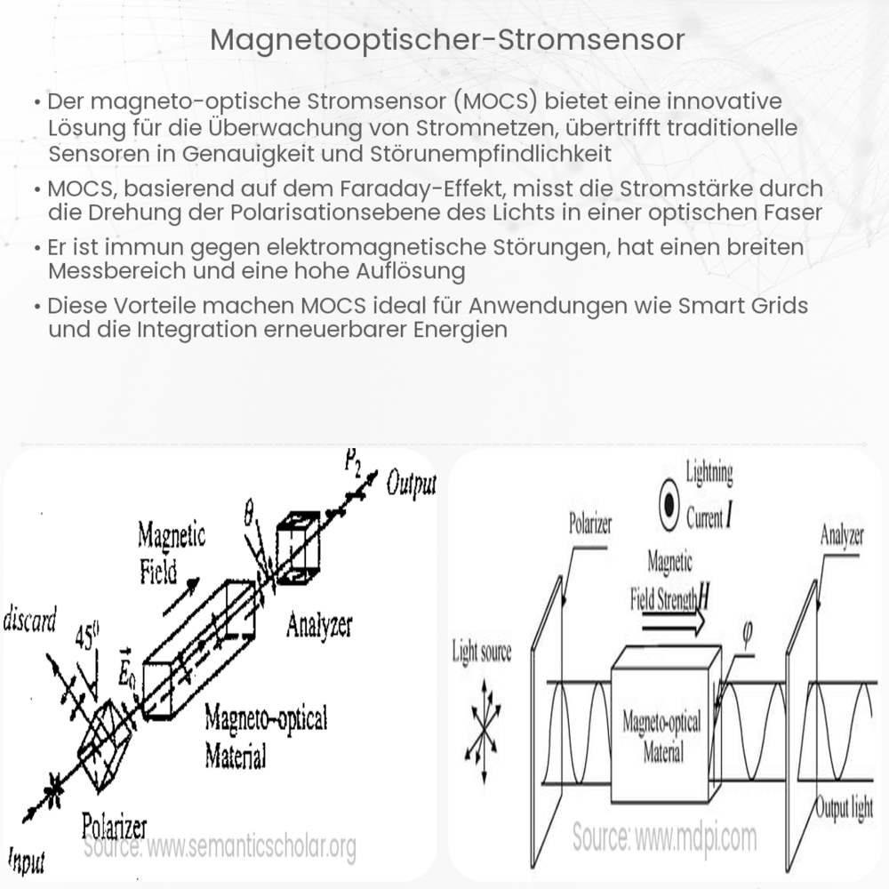 Magnetooptischer Stromsensor