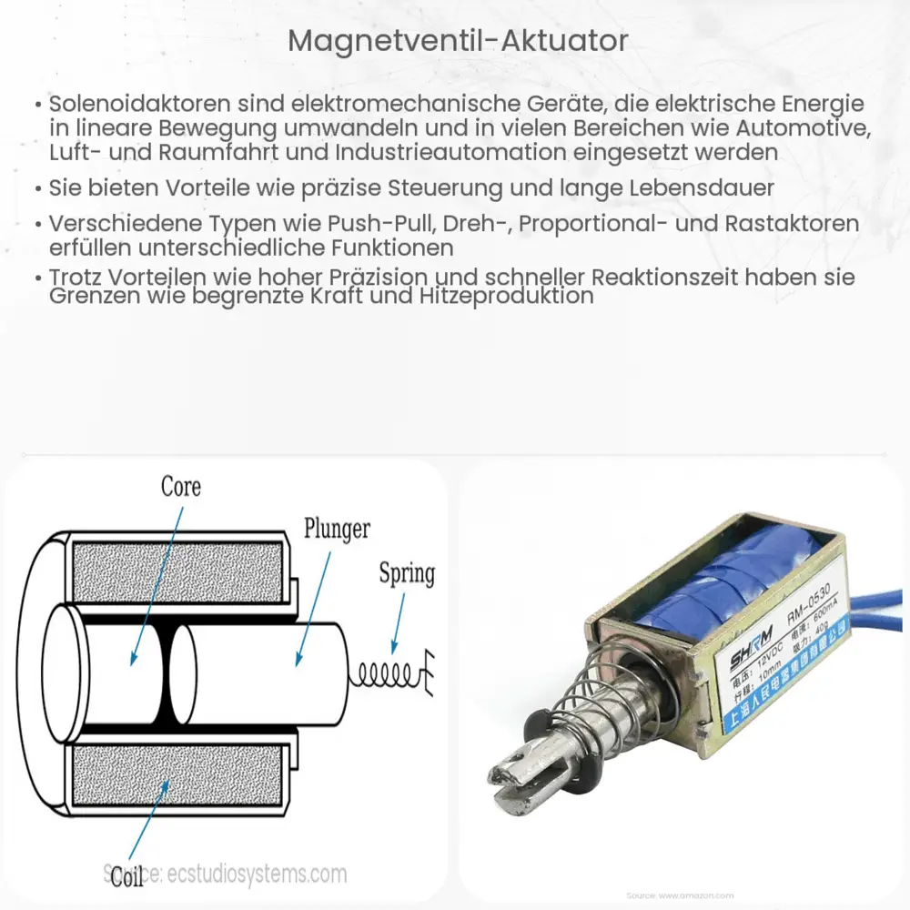 Magnetventil-Aktuator