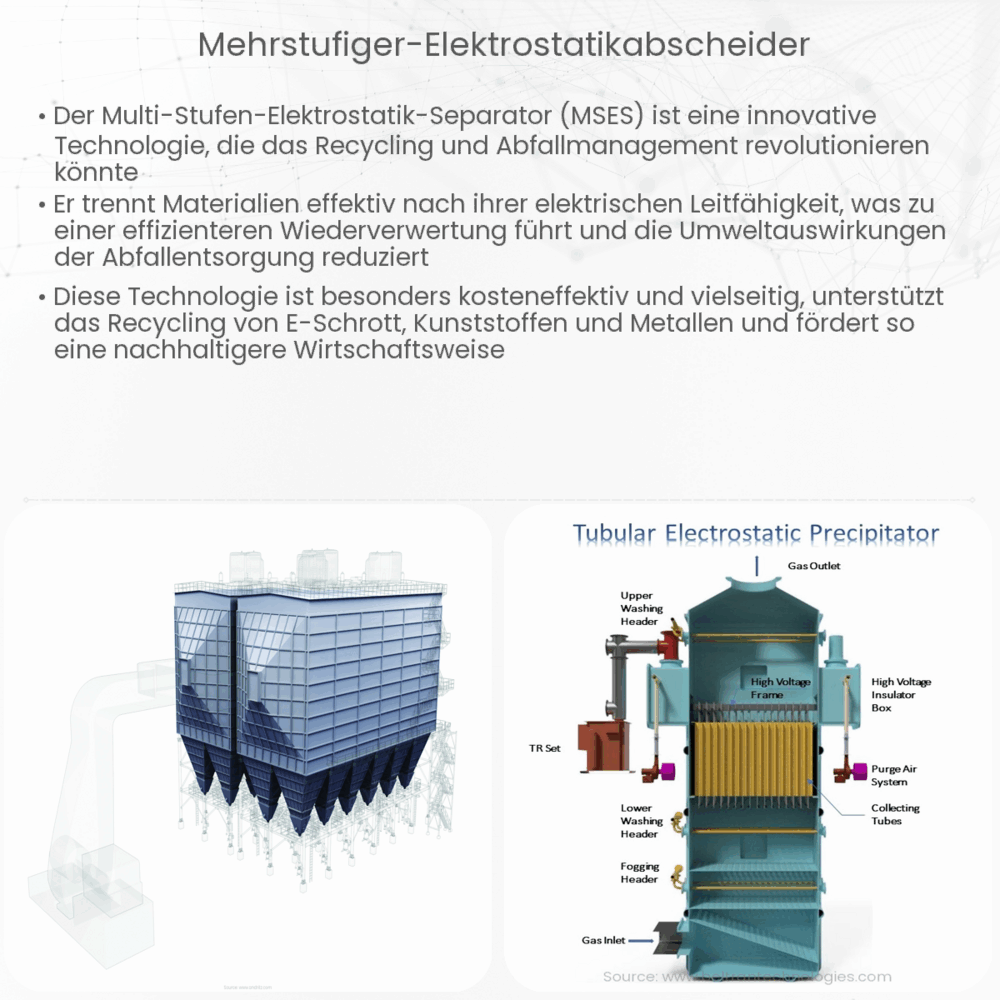 Mehrstufiger Elektrostatikabscheider
