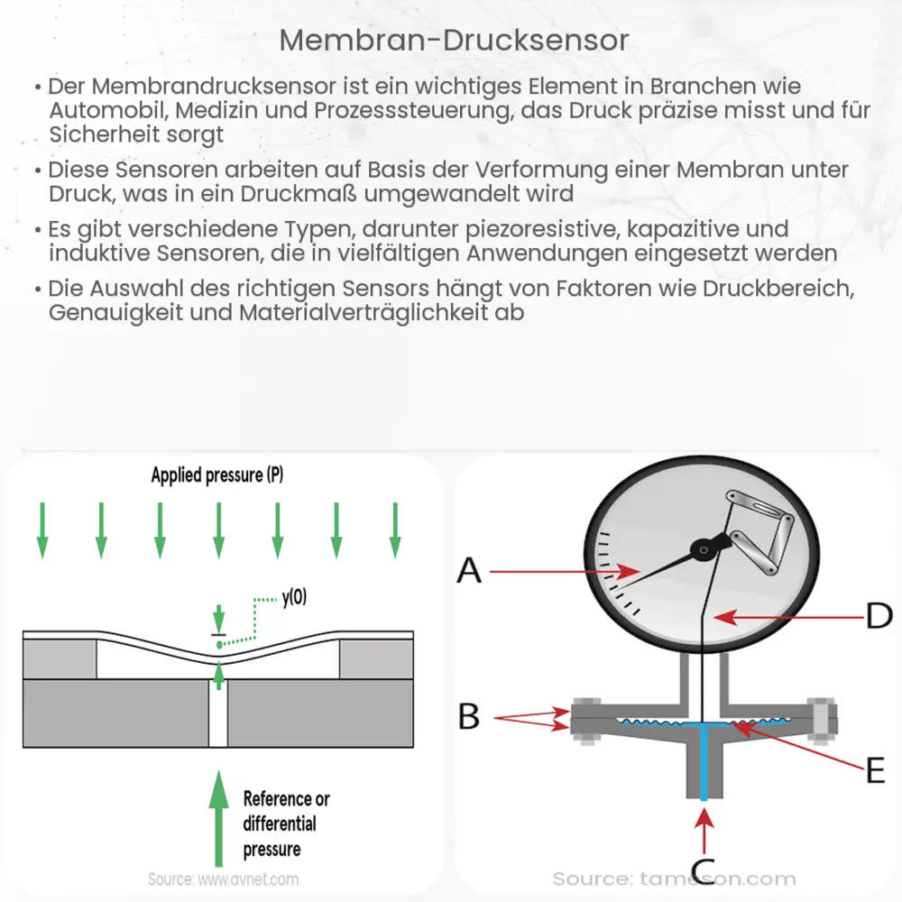 Membran-Drucksensor