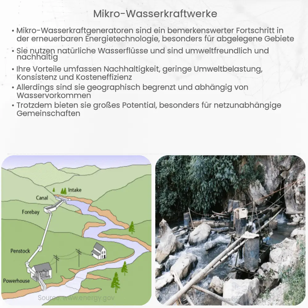 Mikro-Wasserkraftwerke