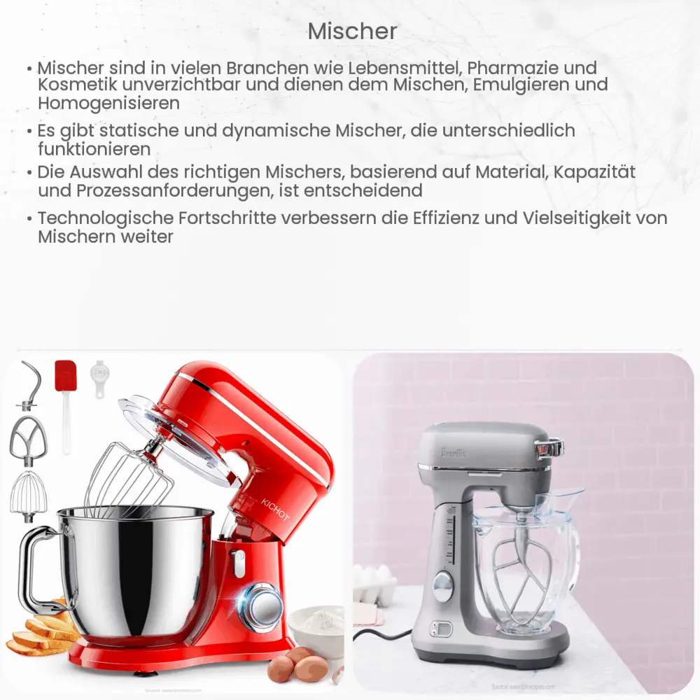 Mischer Wie es funktioniert, Anwendung & Vorteile