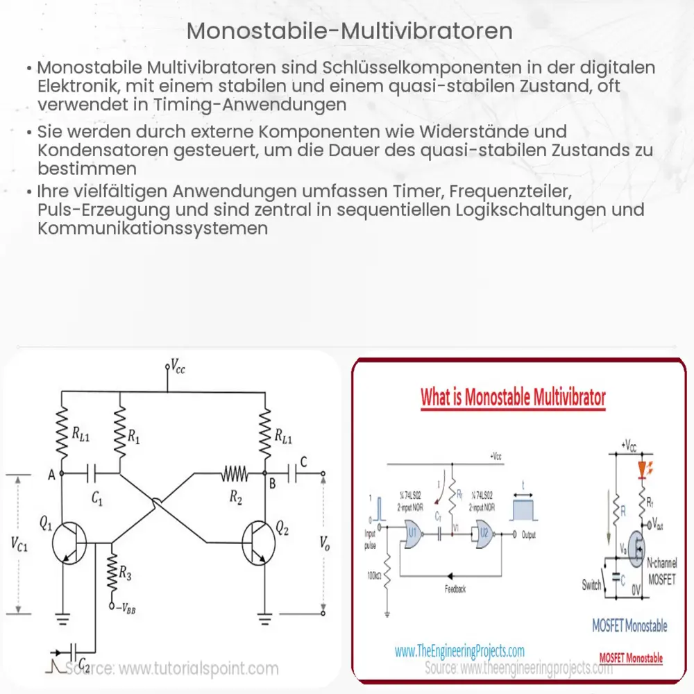 Monostabile Multivibratoren Electricity