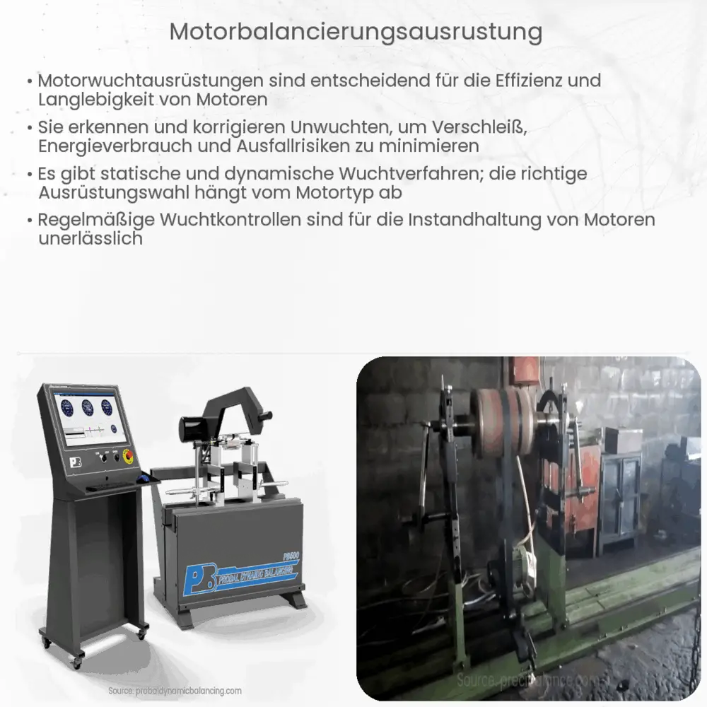 Motorbalancierungsausrüstung