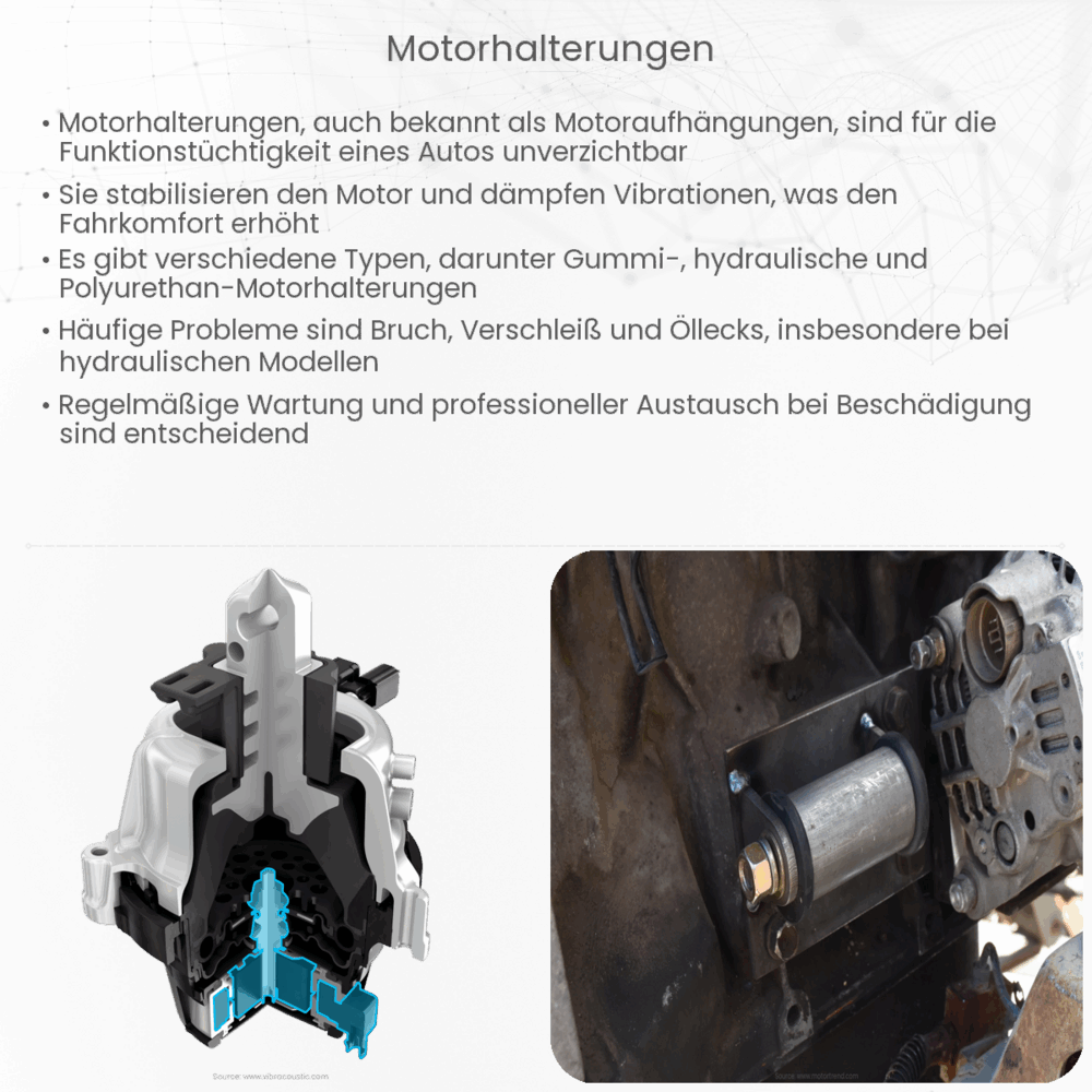 Motorhalterungen