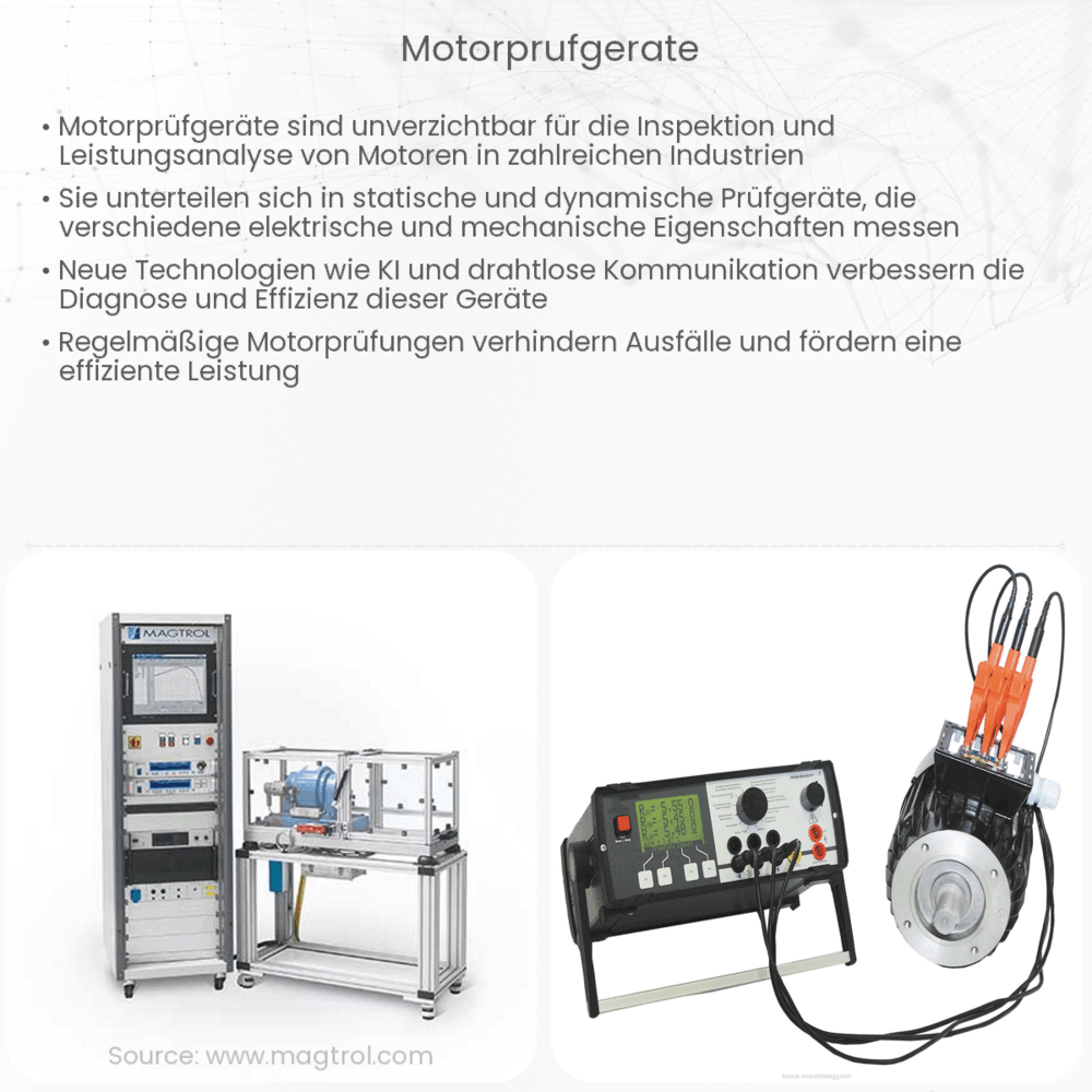 Motorprüfgeräte