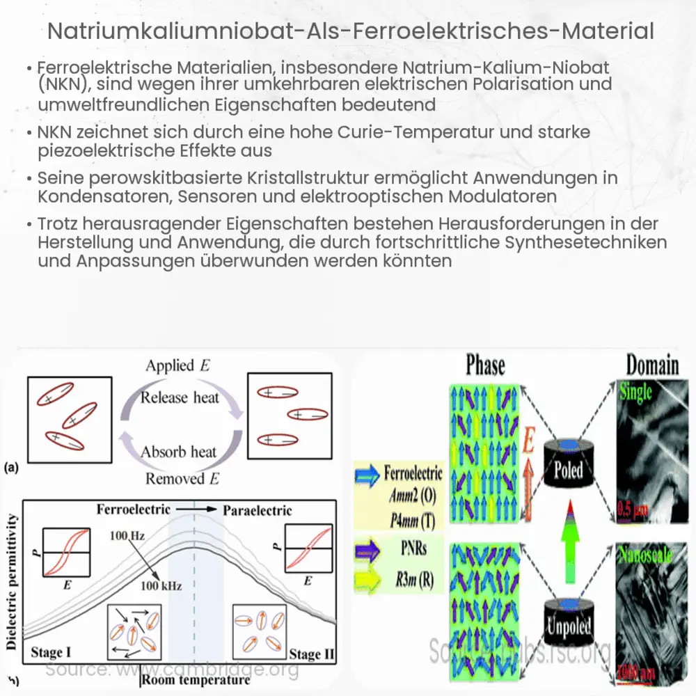 Natriumkaliumniobat als Ferroelektrisches Material