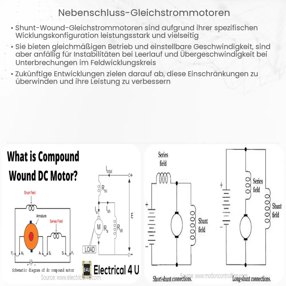 Nebenschluss-Gleichstrommotoren