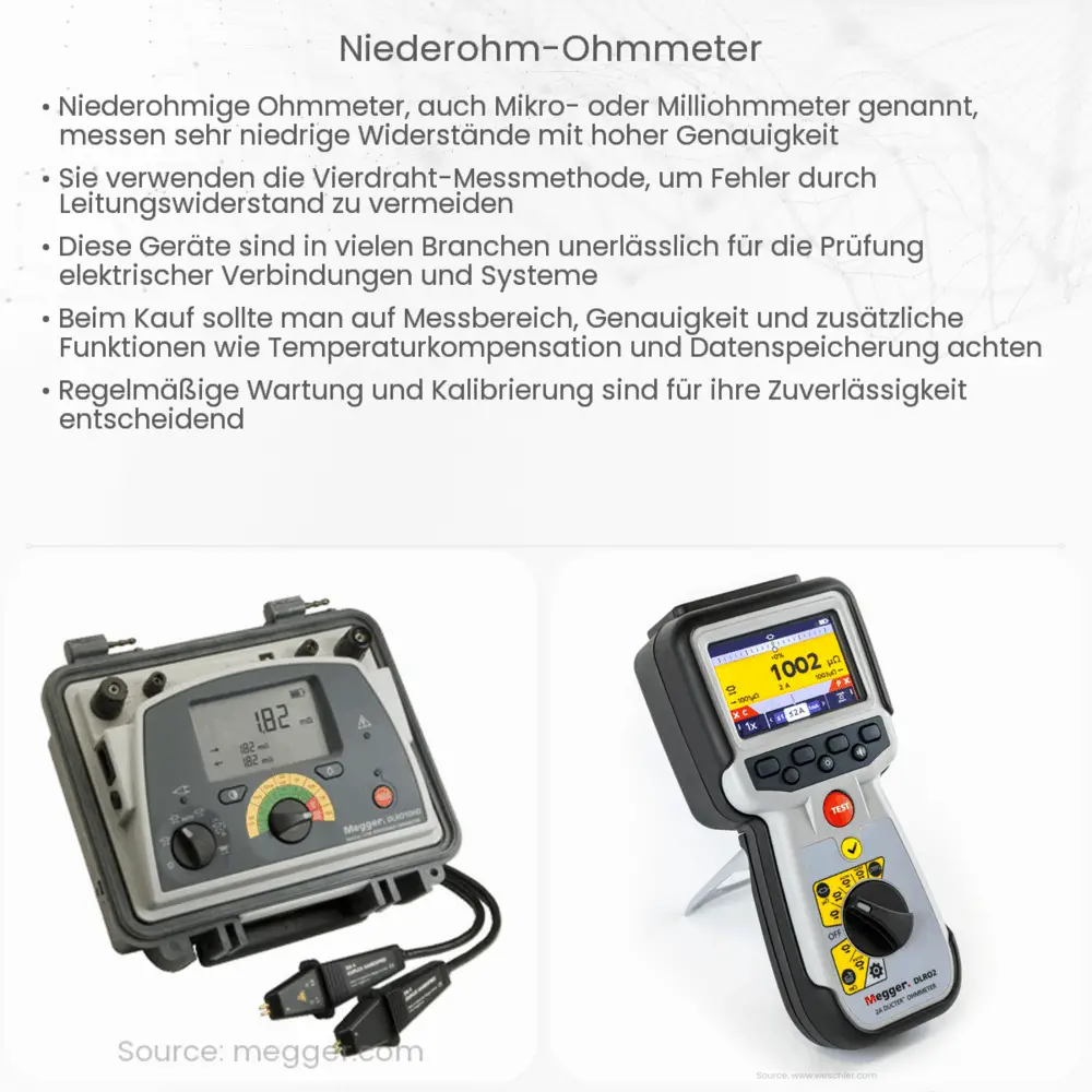 Niederohm-Ohmmeter