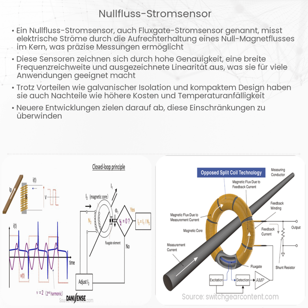 Nullfluss-Stromsensor