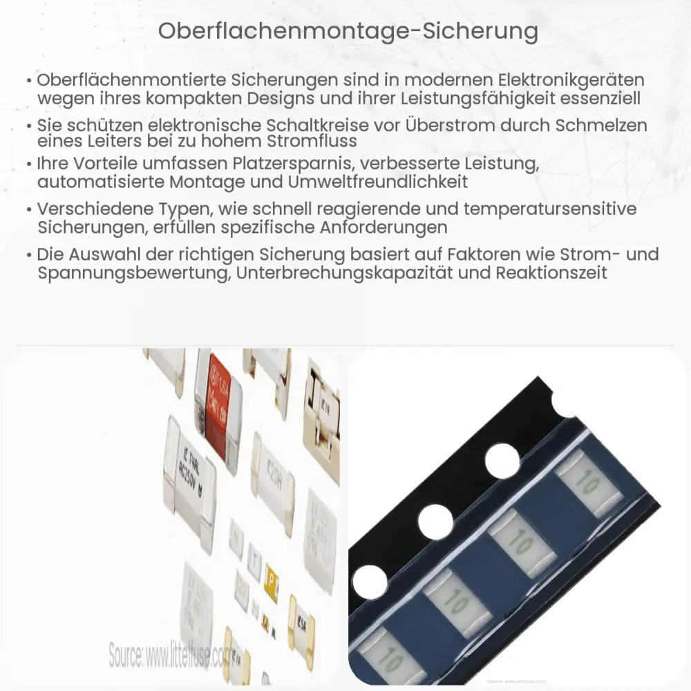 Oberflächenmontage-Sicherung