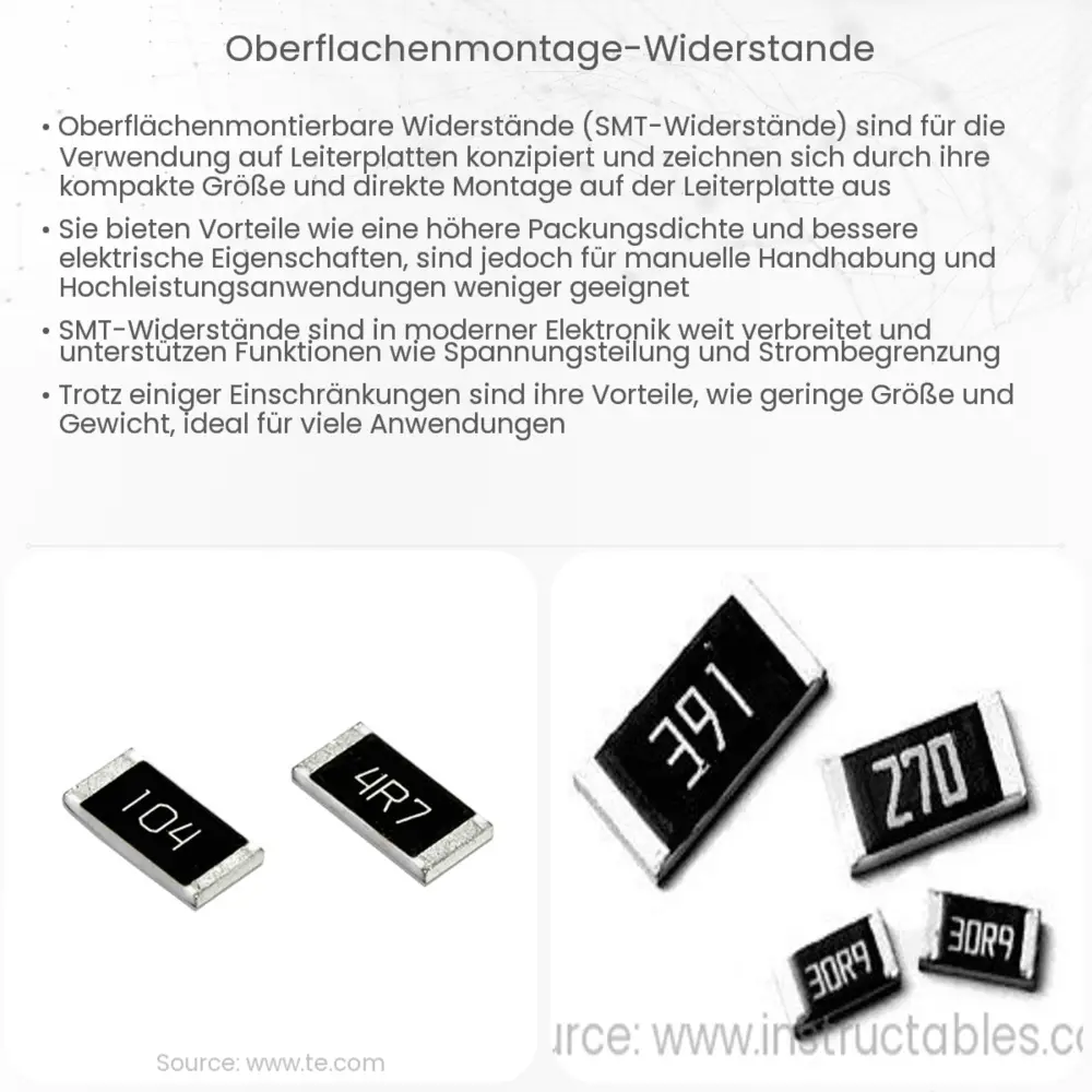 Oberflächenmontage-Widerstände