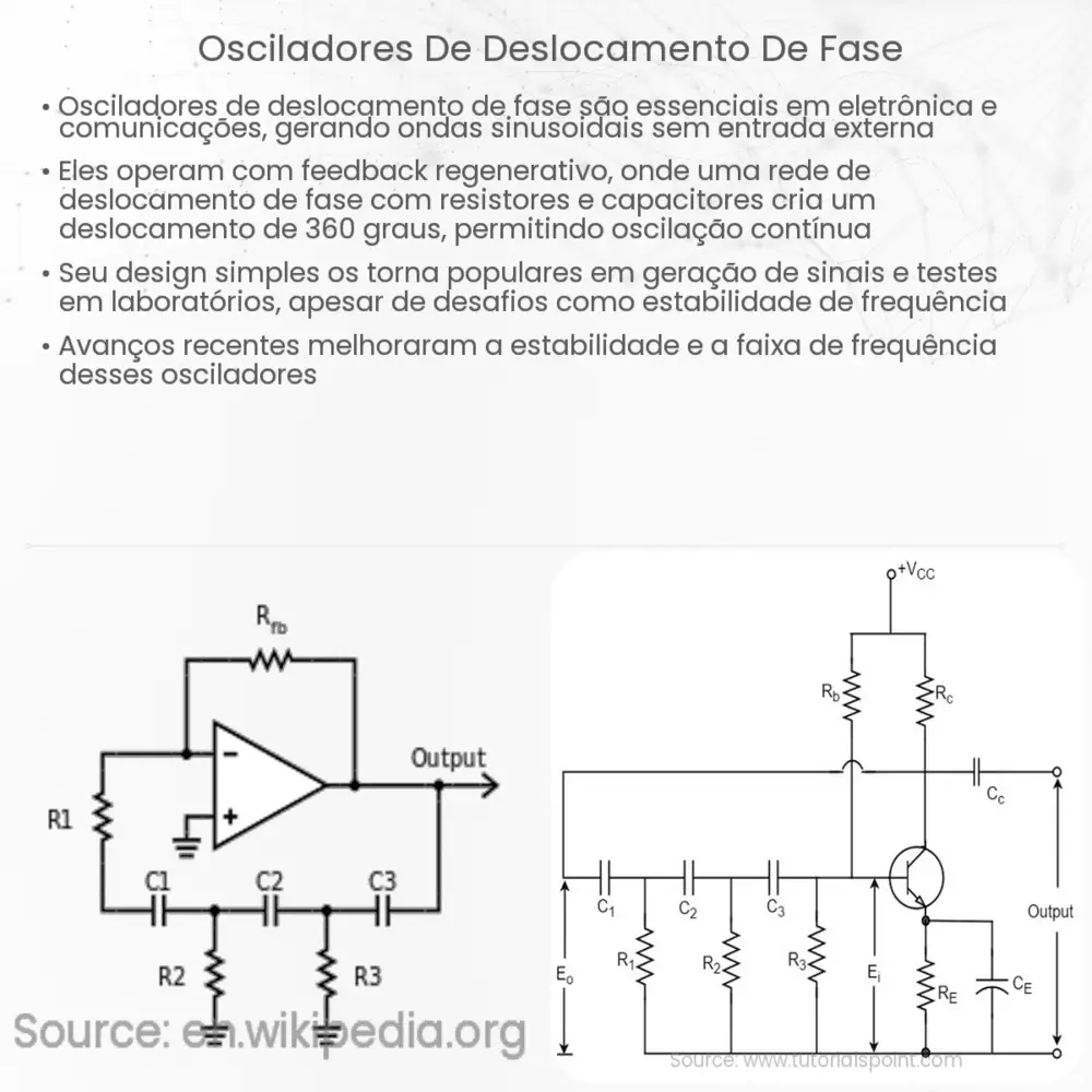 Osciladores de deslocamento de fase