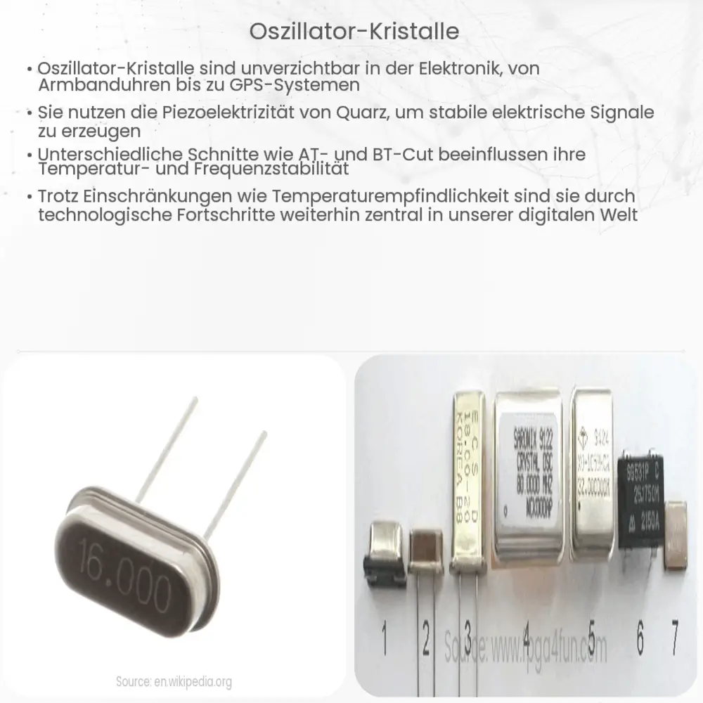 Oszillator-Kristalle