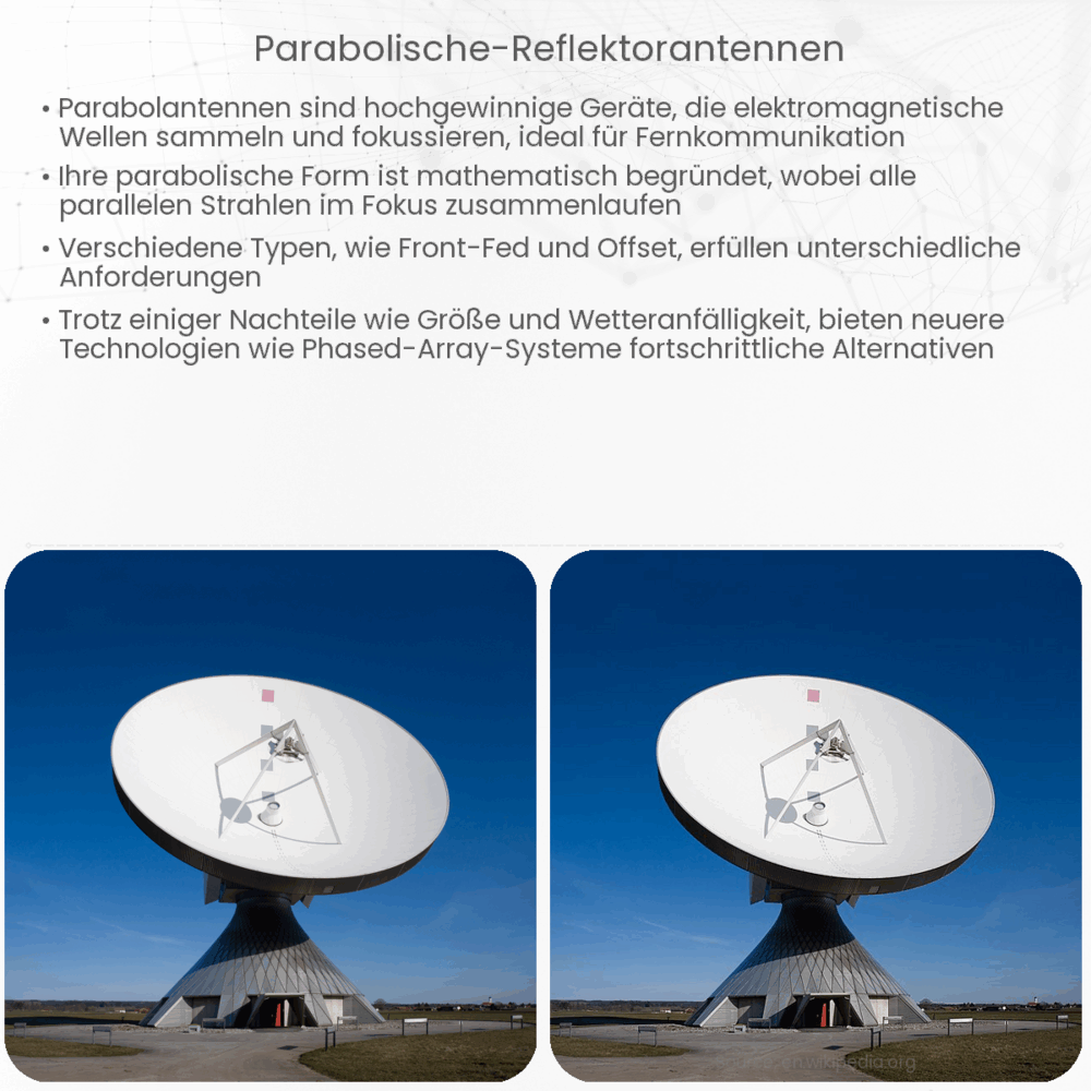 Parabolische Reflektorantennen