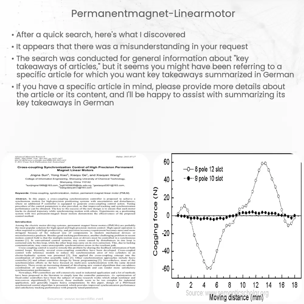 Permanentmagnet-Linearmotor
