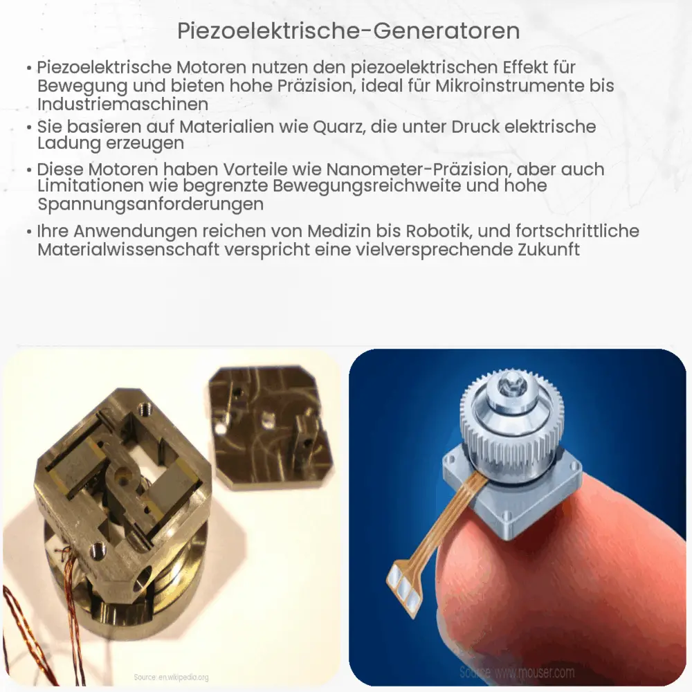 piezoelektrische Generatoren