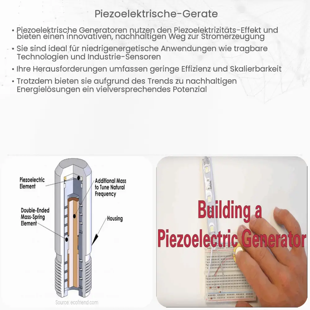 piezoelektrische Geräte