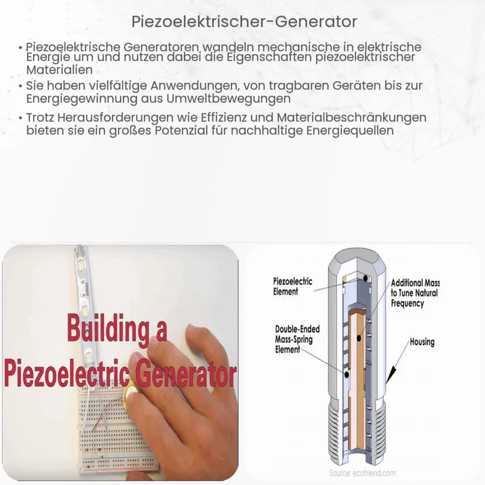 piezoelektrischer Generator