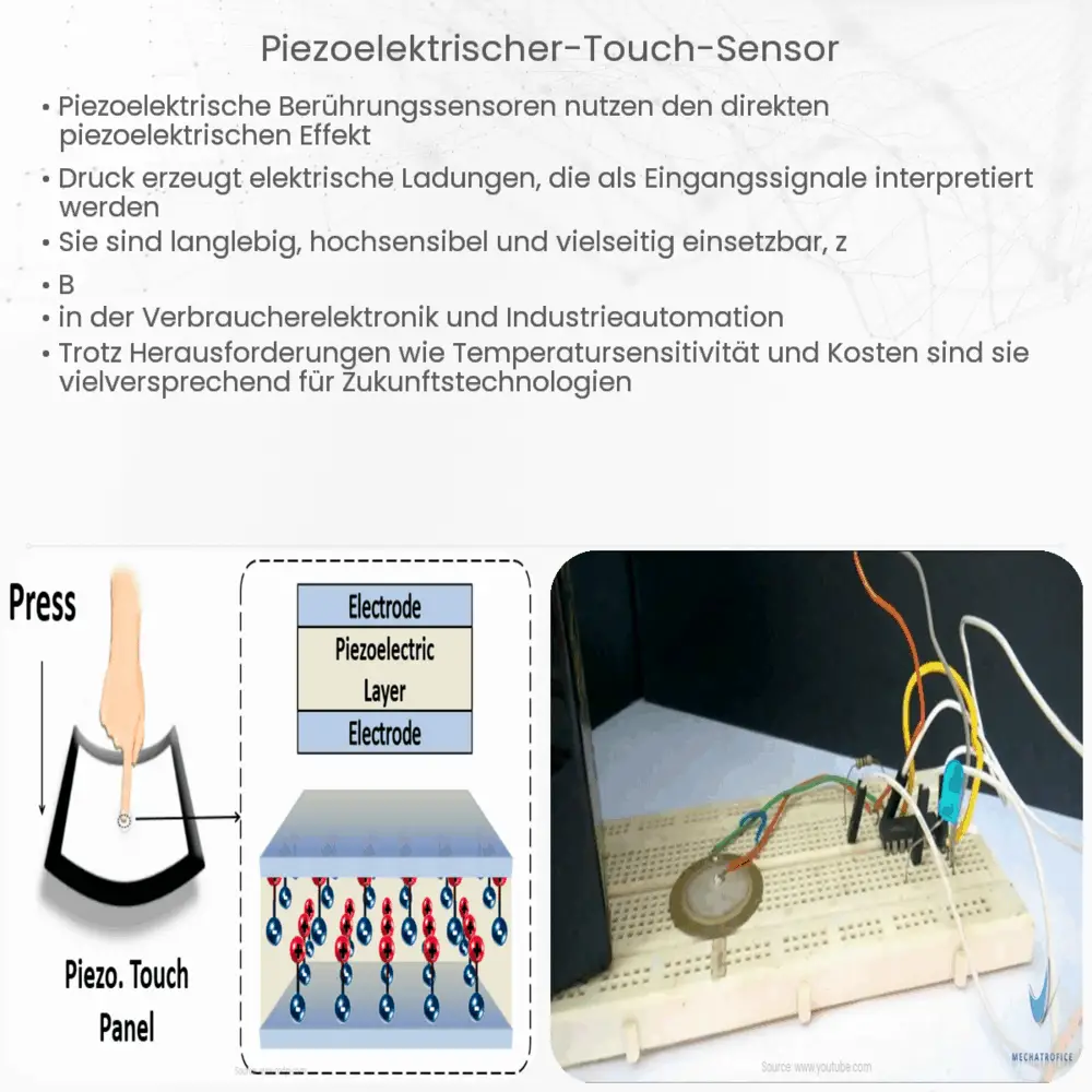 Piezoelektrischer Touch-Sensor