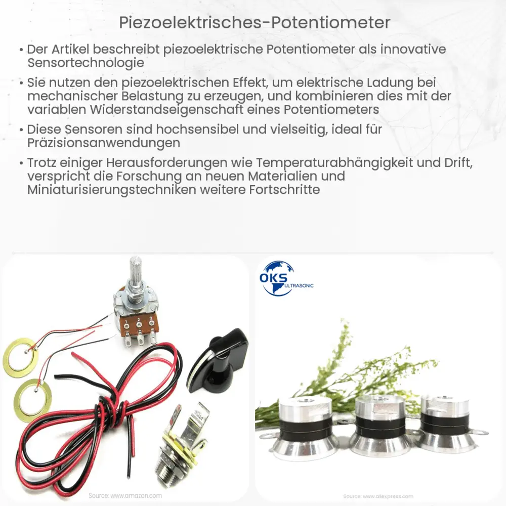 Piezoelektrisches Potentiometer