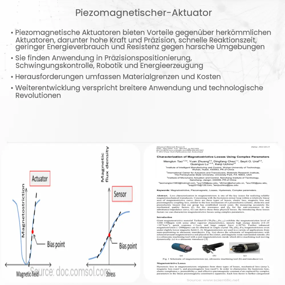 Piezomagnetischer Aktuator