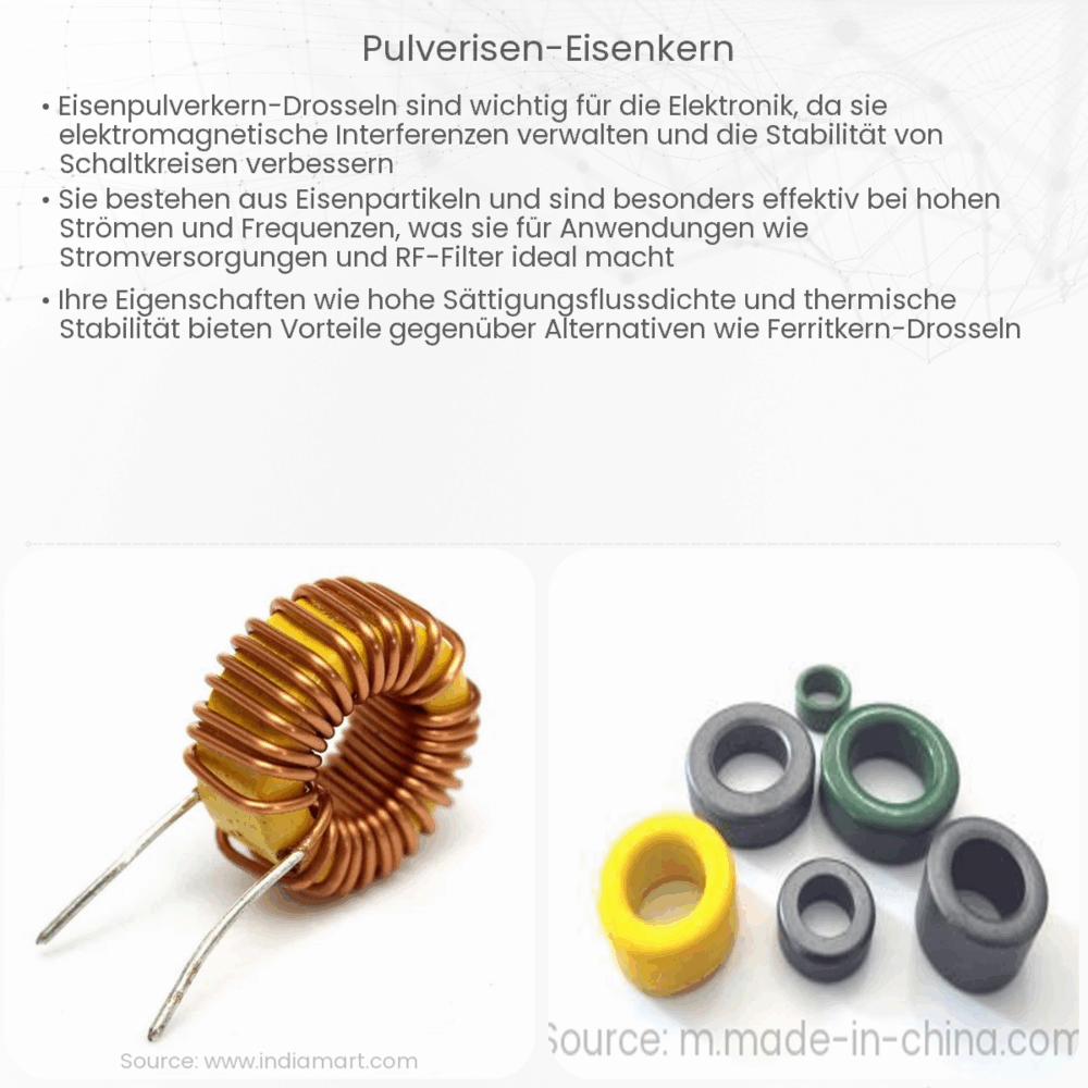 Pulverisen Eisenkern