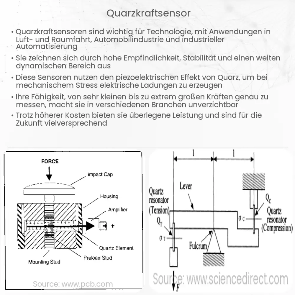 Quarzkraftsensor