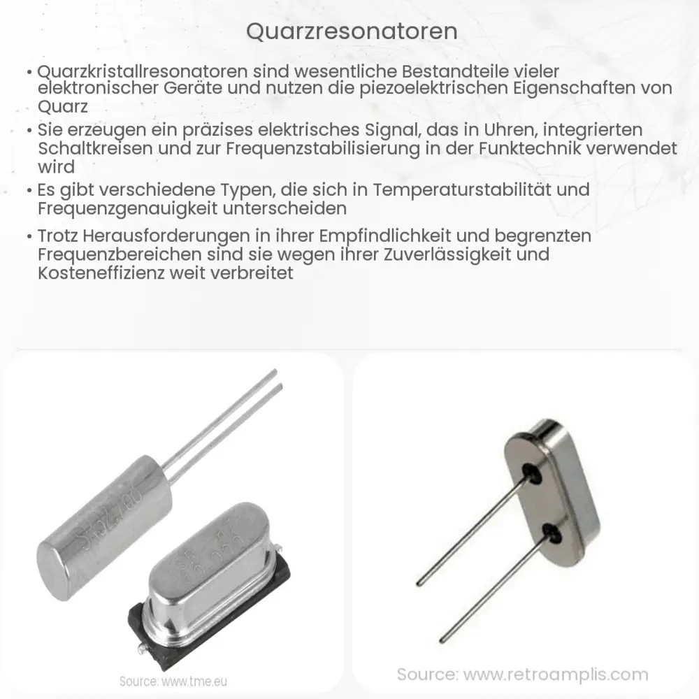 Quarzresonatoren Wie es funktioniert, Anwendung & Vorteile