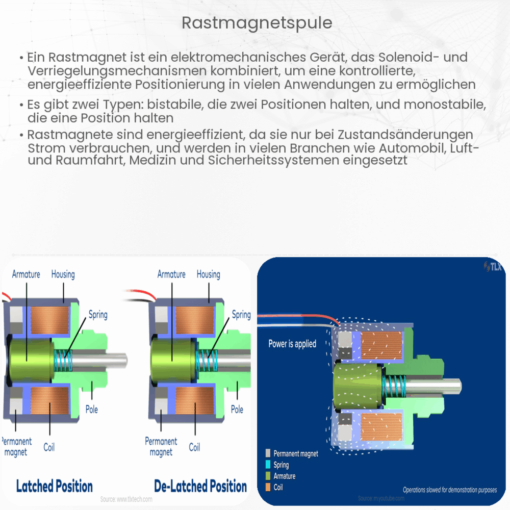 Rastmagnetspule