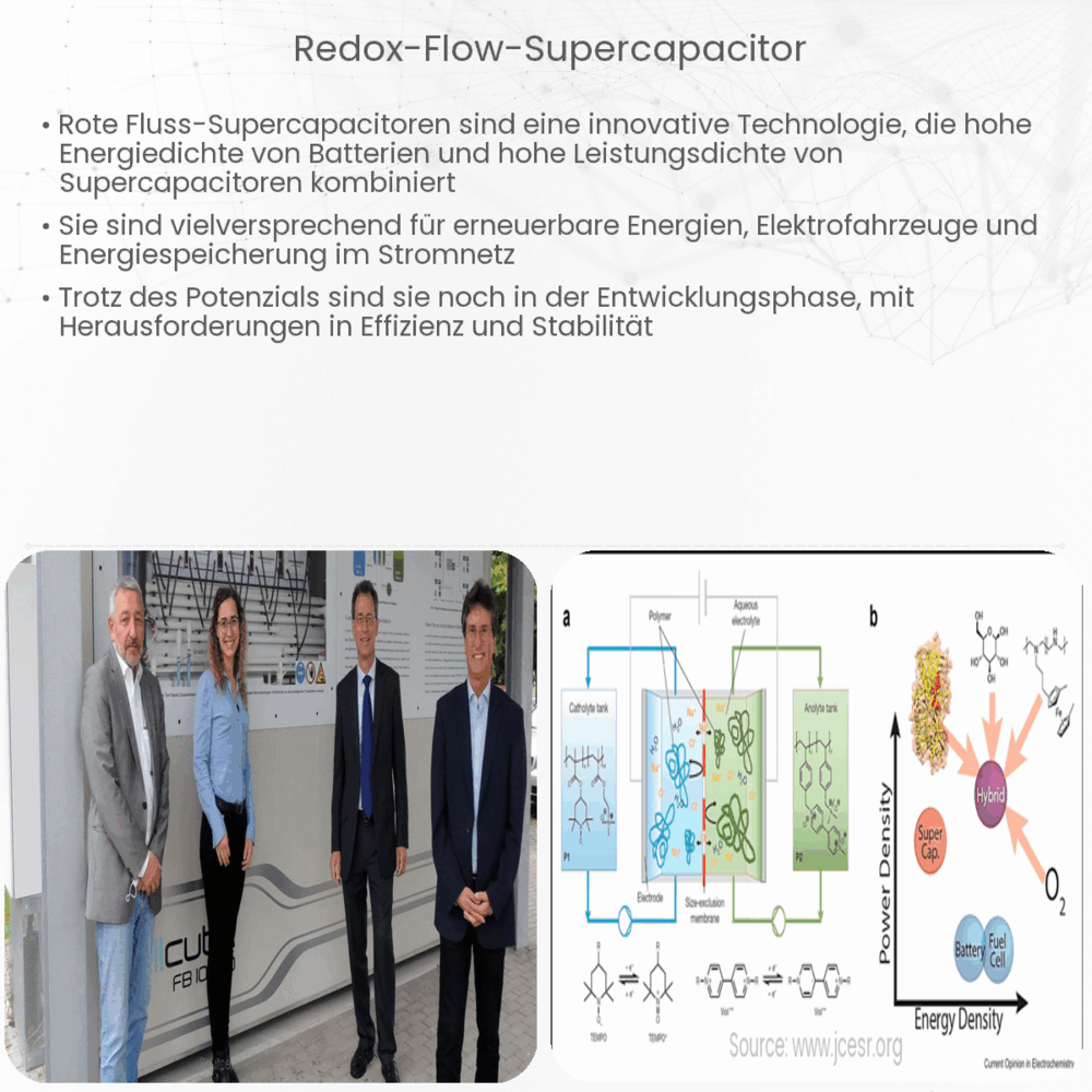 Redox-Flow-Supercapacitor