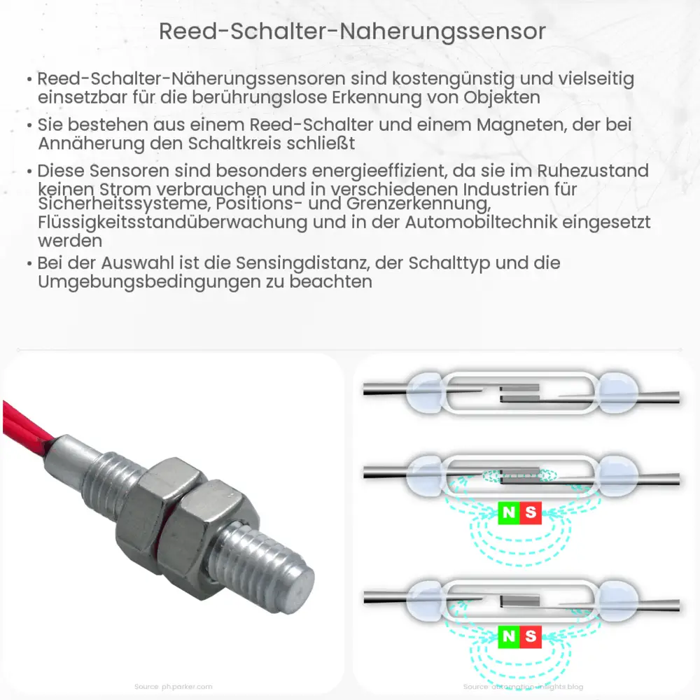 Reed-Schalter Näherungssensor