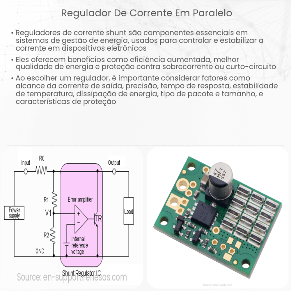 Regulador de corrente em paralelo